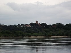 Panorama of Gorzędziej from the Vistula river