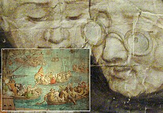 1546-1550, Mönch mit Bügelbrille, Landung Kaiser Karls V. 1535 bei Tunis
