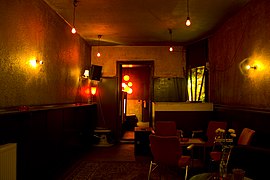 A retro bar in Berlin, Germany