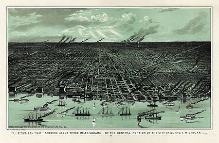 Detroit in 1889