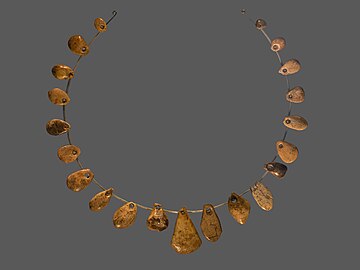 Gravettian ivory necklace
