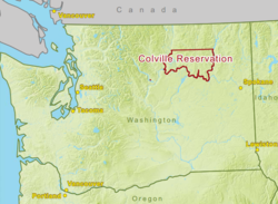 Outline of the Colville Reservation