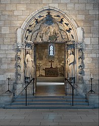 The doorway portal from Moutiers-Saint-Jean Abbey, in The Cloisters