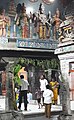 Entrance of the Mandapa dedicated to Vishnu
