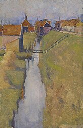 Volendam, Holland, from the Zuidende, perhaps 1895, oil on wood, Tate Gallery