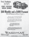 Advertisement for Fort Stevens Ridge in The Washington Evening Star, July 30, 1926.