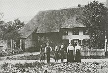 Geburtshaus von Gerhard Meier in Niederbipp alias Amrain 1913 (vier Jahre vor Gerhard Meiers Geburt). Foto Archiv © Pedro Meier