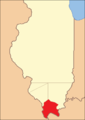 Das Johnson County von seiner Gründung im Jahr 1812 bis 1816