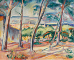La Ciotat; by Othon Friesz; 1907; oil on canvas, 65.7 by 81 cm.; unknown collection
