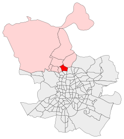 Location of La Paz