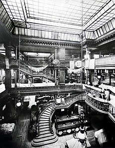Interior of the Bon Marché department store (1875)