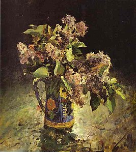 Lilacs in Vase (1887)