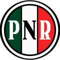 Image 3Logo of the Partido Nacional Revolucionario, with the colors of the Mexican flag (from History of Mexico)
