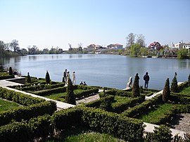Mogoșoaia Lake, view from Mogoșoaia Park