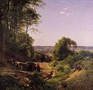 View over Vejle by P. C. Skovgaard (1852)