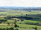 The Somerset Levels, seen from Glastonbury Tor