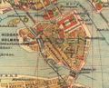 Karte der Stockholmer Altstadt von 1910
