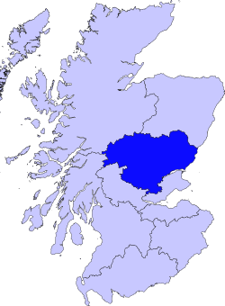 Tayside within Scotland