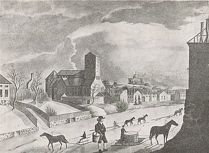 Turku in the winter of 1827, only a few months afterwards