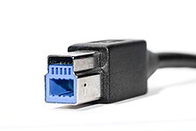 USB 3.0 Type-B plug