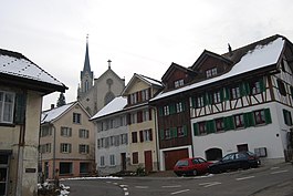 Villmergen village center