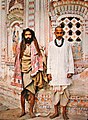 Sadhu and brahmin (Lahore, Pakistan, 1914)