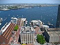 Long Wharf and Central Wharf, with the New England Aquarium