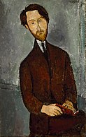 Amedeo Modigliani, Léopold Zborowski (c. 1916), 116.2 × 73 cm.