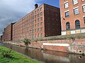 The Rochdale Canal in Ancoats and Murrays' Mills built 1797–1804