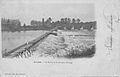 Old view of the Needle dam at Auxonne