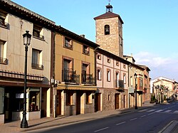 Badarán's town centre