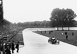 Georges Boillot winning the 1912 French Grand Prix in Dieppe