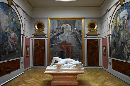 Näckrosen in marble, Göteborgs konstmuseum.
