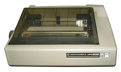 Commodore MPS-802 dot matrix printer