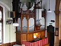Pipe organ in Cradley Heath Baptist Church.