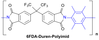 6FDA-Polyimid mit 3,4-Diaminodurol