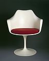 Pedestal armchair and Seat Cushion, designed by Eero Saarinen (1956)