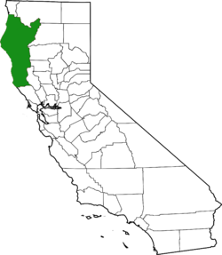 Map of the Emerald Triangle