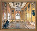 Etruscan room (c.1840), watercolor by Friedrich Wilhelm Klose, City Palace, Potsdam, Germany