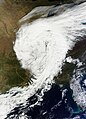 6. An extratropical cyclone over the Central United States, which would later transition into Tropical Storm Sean (2011). The system had previously made landfall in Southern California as an extratropical cyclone on Sunday, October 30, 2011.