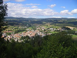 View of Le Malzieu-Ville