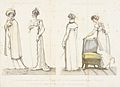 Fashion plate, Nov 1806 (from Oct 1806 issue)