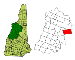 Location in Grafton County, New Hampshire