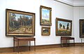 Shishkin's works in room N25 at the Tretyakov Gallery, including Rye to the right