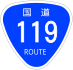 National Route 119 shield