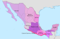 Dialect division of Spanish in Mexico, according to Lope Blanch.