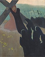 Maurice Denis, Le Calvaire (Climbing to Calvary) (1889), Musée d'Orsay