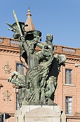 The Montauban memorial to the dead of the 1870 Franco-Prussian war.