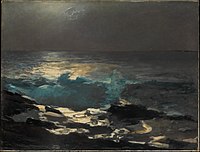 Moonlight, Wood Island Light, 1894, Metropolitan Museum of Art