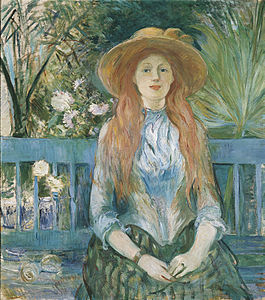 Berthe Morisot: Junges Mädchen im Park, 1893